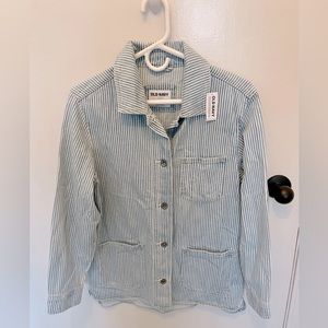 Denim button up
